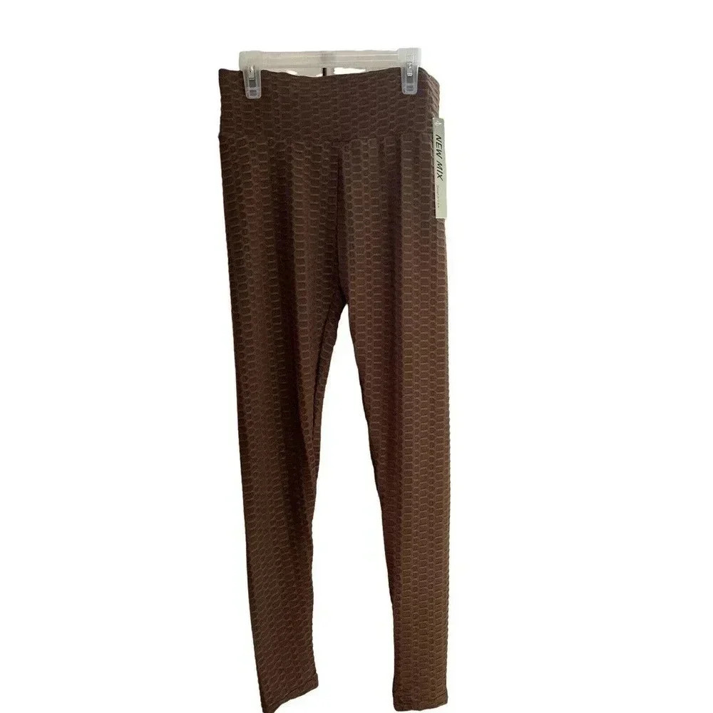 NEW MIX BROWN BUBBLE LEGGING SIZE L/XL